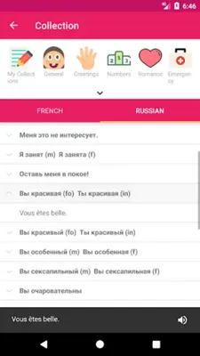 French Russian Dictionary android App screenshot 0